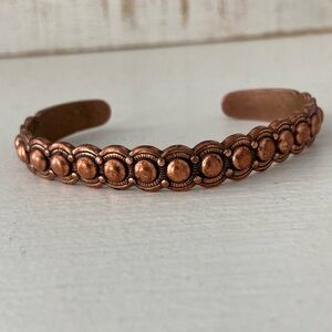 Solid Copper Cuff Bracelet